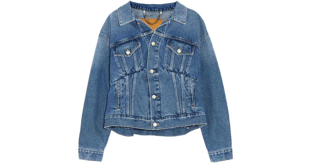balenciaga swing denim jacket